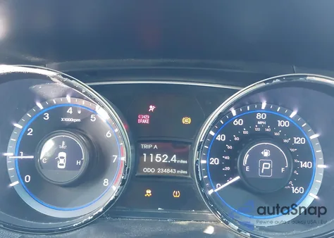 2013 Hyundai Sonata Gls from USA, damaged, VIN 5NPEB4AC7DH623771